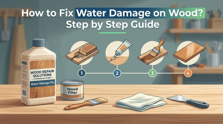 How to Fix Water Damage on Wood? Step by Step Guide