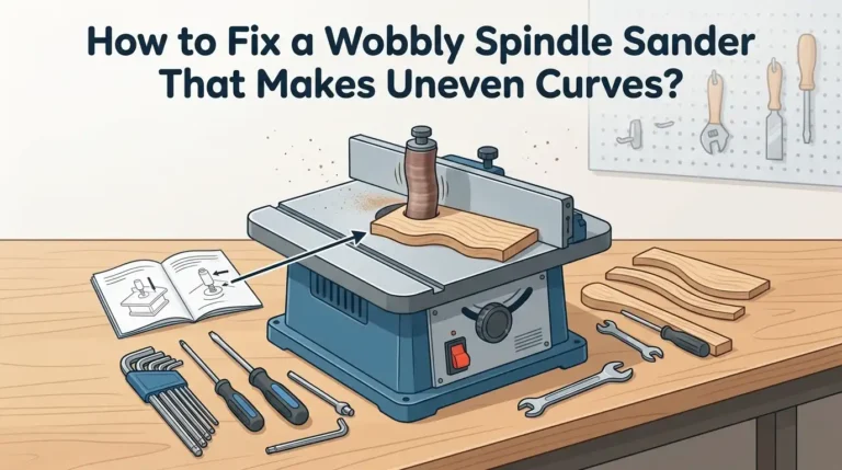 How to Fix a Wobbly Spindle Sander That Makes Uneven Curves?