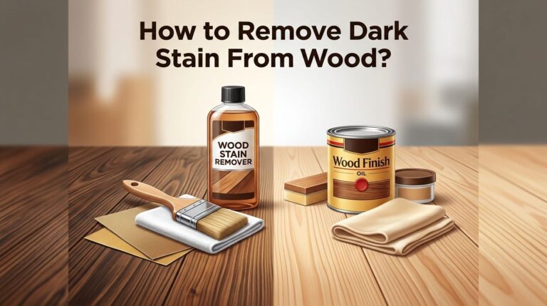 How to Remove Dark Stain From Wood? Step by Step Guide