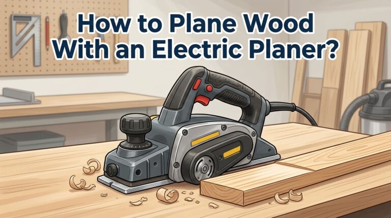 How to Plane Wood With an Electric Planer? A Complete Guide