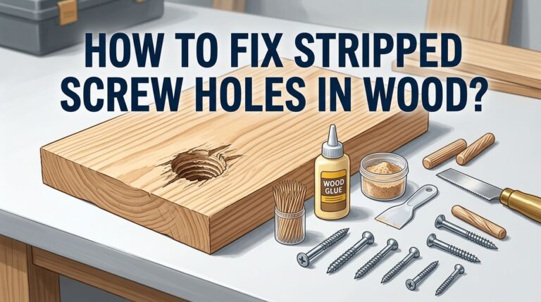 How to Fix Stripped Screw Holes in Wood? 8 Easy Methods