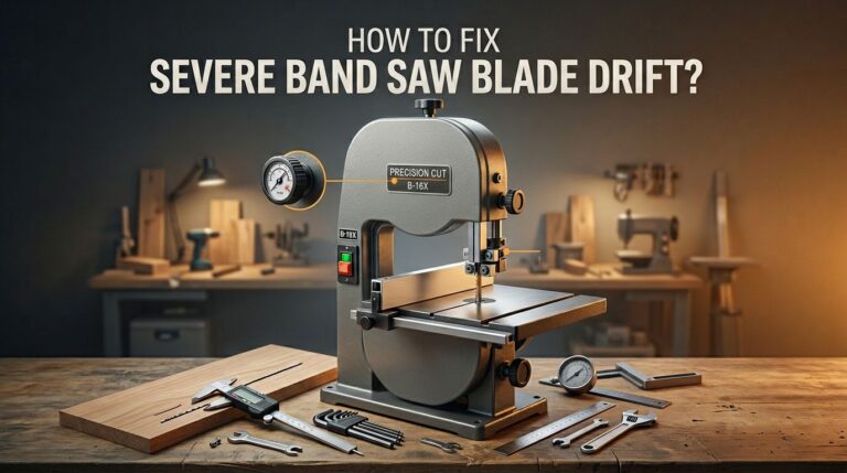 How to Fix Severe Band Saw Blade Drift?