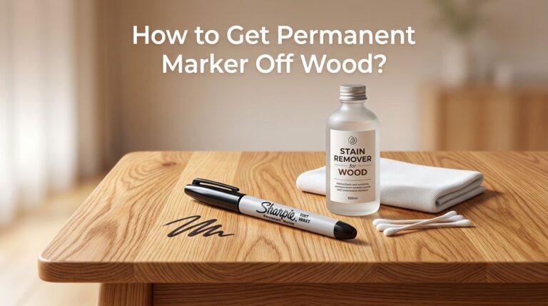 How to Get Permanent Marker Off Wood? 12 Easy Methods