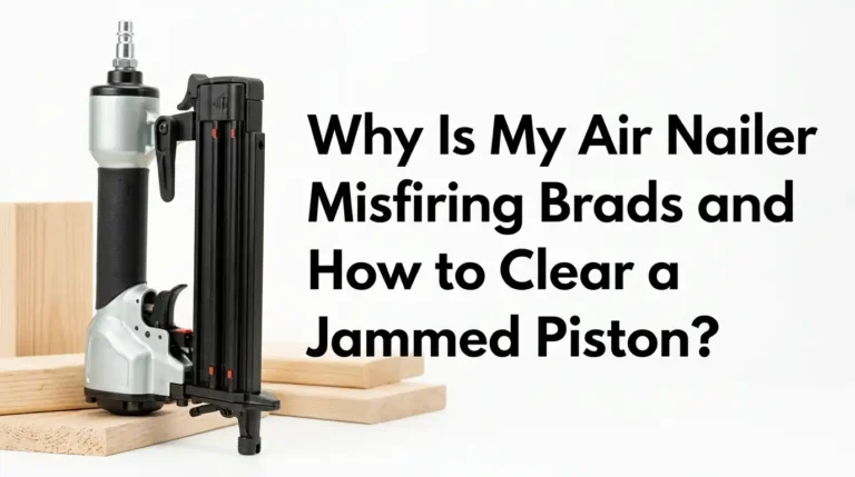 Why Is My Air Nailer Misfiring Brads and How to Clear a Jammed Piston?