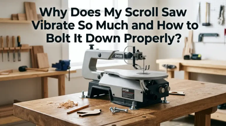 Why Does My Scroll Saw Vibrate So Much and How to Bolt It Down Properly?