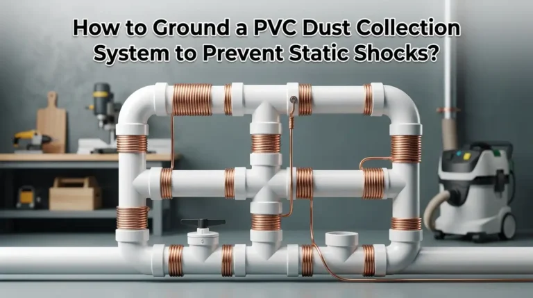 How to Ground a PVC Dust Collection System to Prevent Static Shocks?