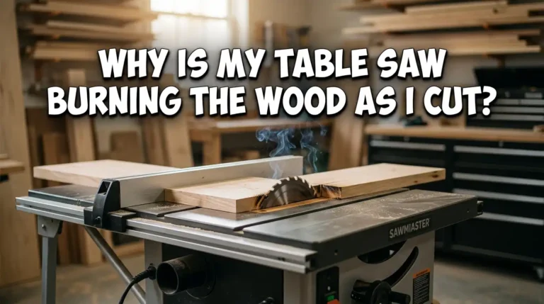 Why Is My Table Saw Burning the Wood as I Cut?
