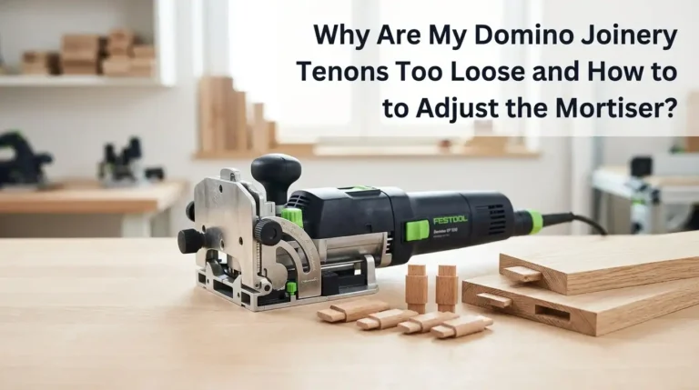 Why Are My Domino Joinery Tenons Too Loose and How to Adjust the Mortiser?