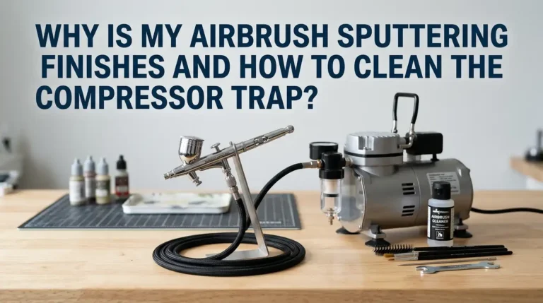 Why Is My Airbrush Sputtering Finishes and How to Clean the Compressor Trap?
