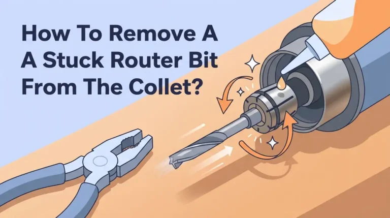 How To Remove A Stuck Router Bit From The Collet?