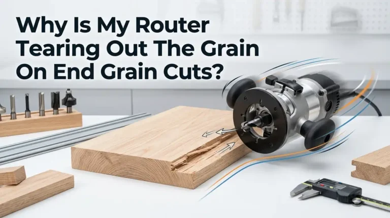 Why Is My Router Tearing Out The Grain On End Grain Cuts?