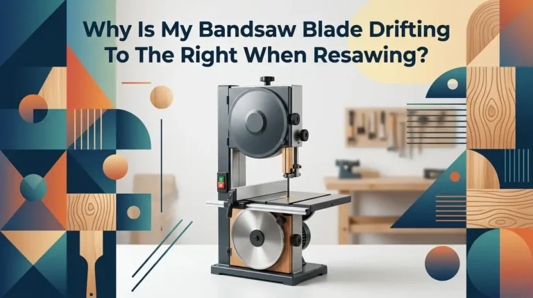 Why Is My Bandsaw Blade Drifting To The Right When Resawing?