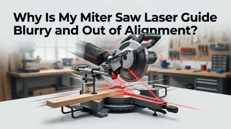 Why Is My Miter Saw Laser Guide Blurry and Out of Alignment?