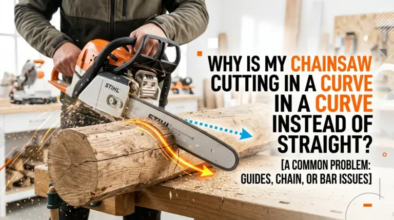 Why Is My Chainsaw Cutting In A Curve Instead Of Straight?
