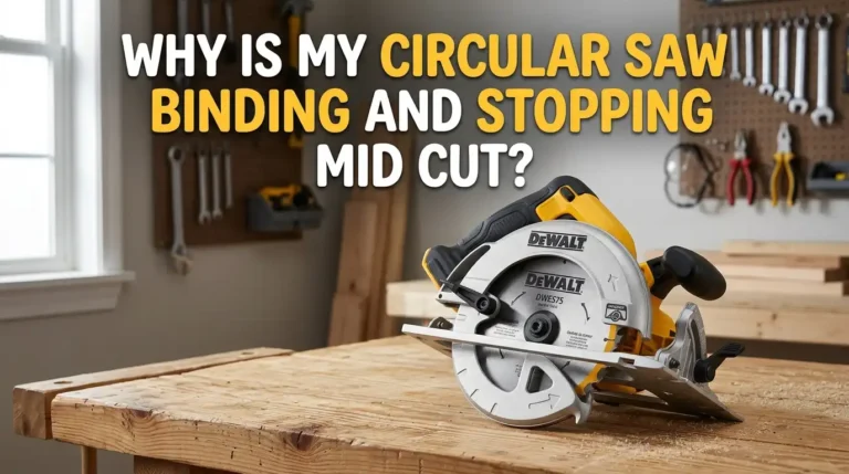 Why Is My Circular Saw Binding And Stopping Mid Cut?