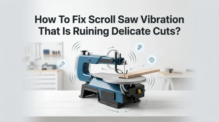 How To Fix Scroll Saw Vibration That Is Ruining Delicate Cuts?