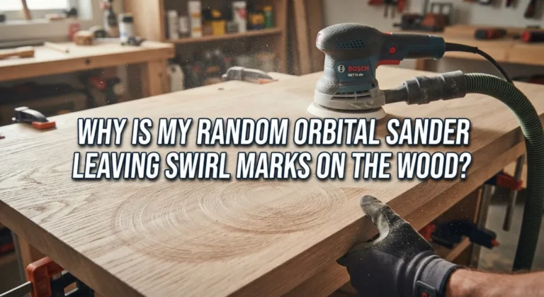 Why Is My Random Orbital Sander Leaving Swirl Marks On The Wood?