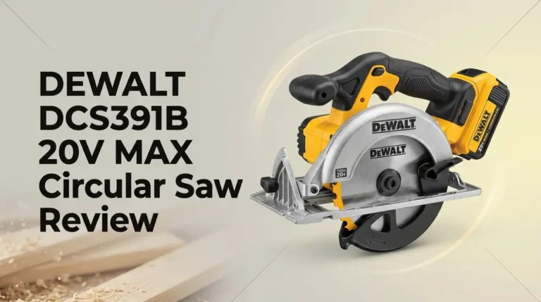 DEWALT DCS391B 20V MAX Circular Saw Review 2026: Worth Buying?