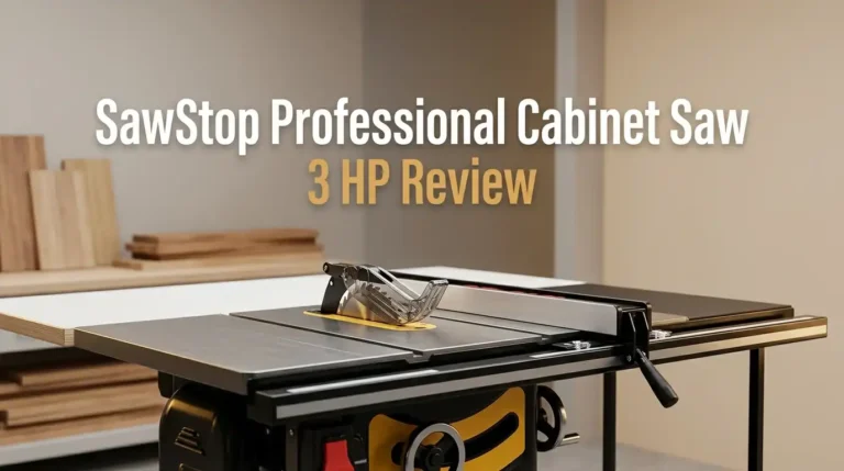 SawStop Professional Cabinet Saw 3 HP Review 2026: Worth It?