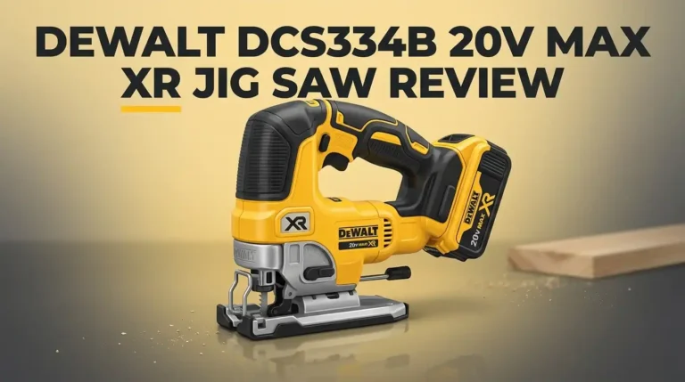 DEWALT DCS334B 20V MAX XR Jig Saw Review 2026: Worth Buying?