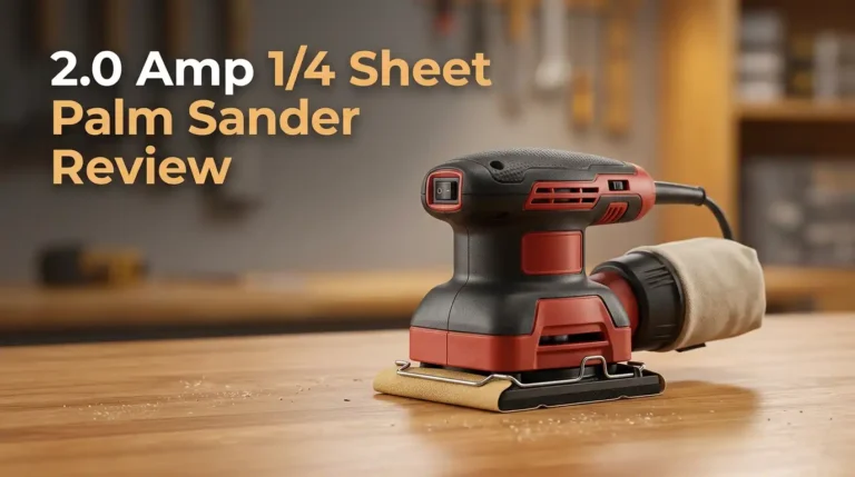 2.0 Amp 1/4 Sheet Palm Sander Review: Worth It?
