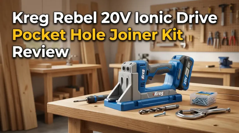 Kreg Rebel 20V Ionic Drive Pocket Hole Joiner Kit Review 2026: Worth It?