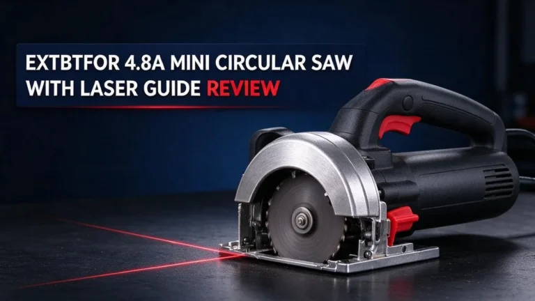 Extbtfor 4.8A Mini Circular Saw with Laser Guide Review: Worth It?