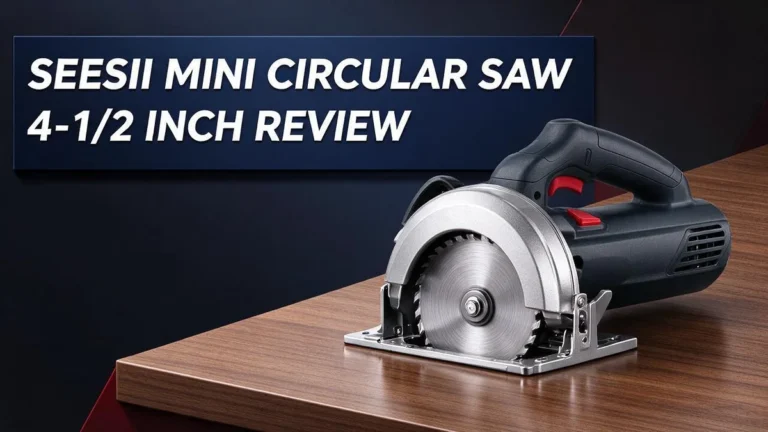 SEESII Mini Circular Saw 4-1/2 Inch Review: Buyer’s Guide